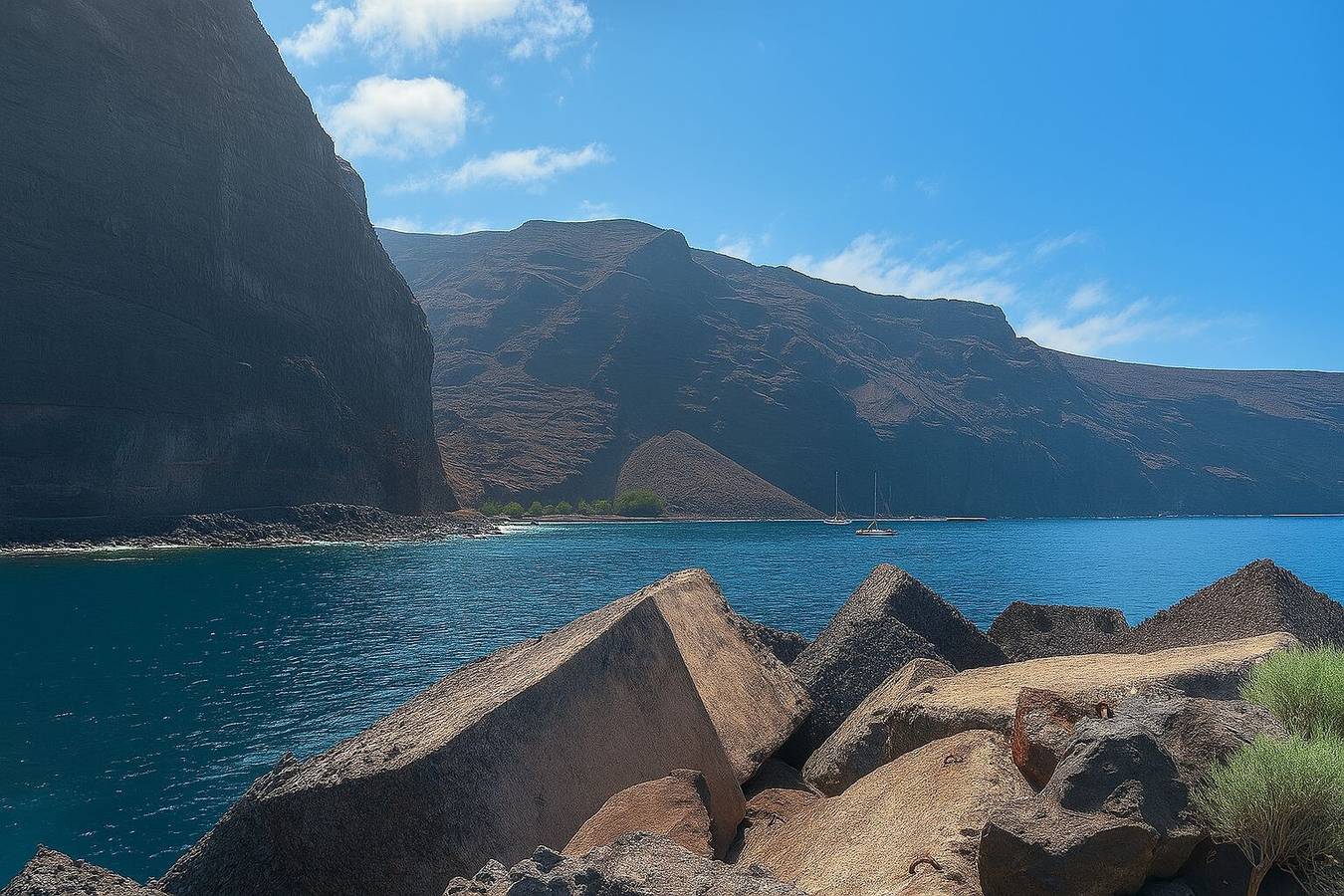 Ferienhaus 'Palmar La Gomera' mit privater Terrasse und Wlan in La Puntilla, Valle Gran Rey