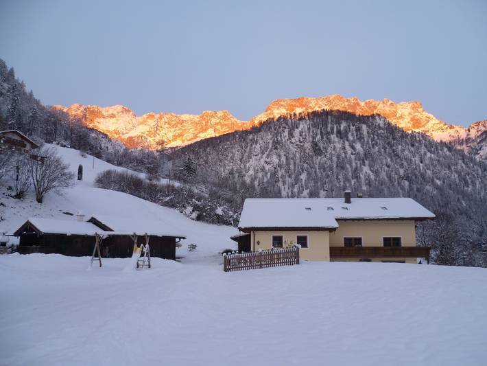 Hütte für 2 Personen, mit Balkon/Terrasse und Terrasse im Berchtesgadener Land