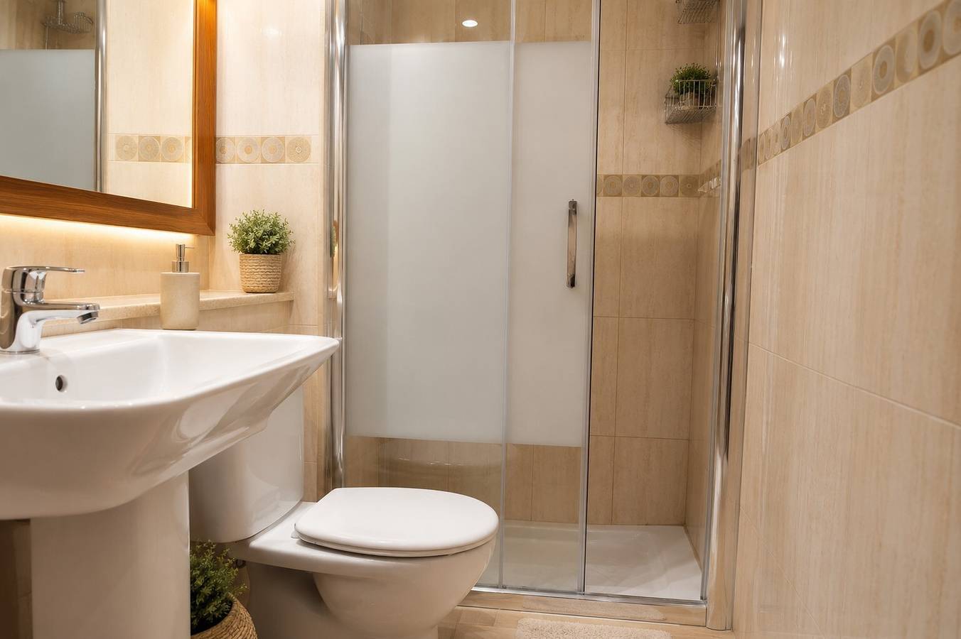 Ganze Wohnung, Ferienwohnung 'Acapulco Beach' mit Meerblick, Gemeinschaftspool und Wlan in San Eugenio Alto, Adeje