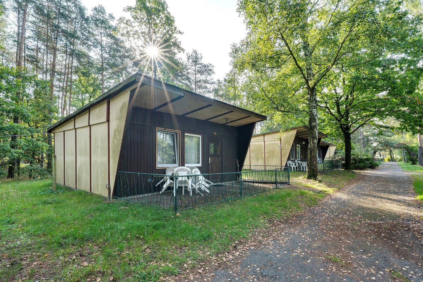 Bungalow '12 - Kimbucht' mit privater Terrasse und Gemeinschaftsgarten in Waldhufen, Oberlausitz-Niederschlesien
