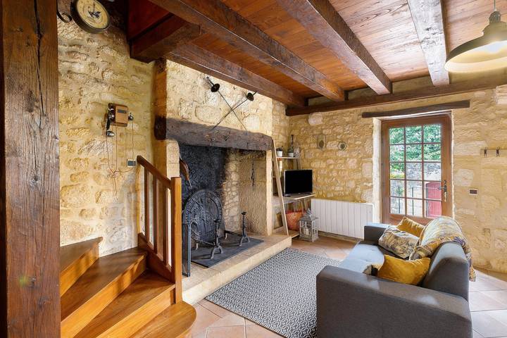 Ferienhaus für 9 Personen, mit Garten