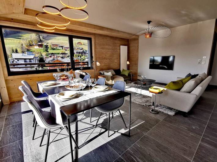 Gîte pour 8 personnes, avec balcon dans Office De Tourisme Des Gets