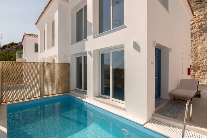 Vacation rental for 4 people, with ocean view and terrace in Samos