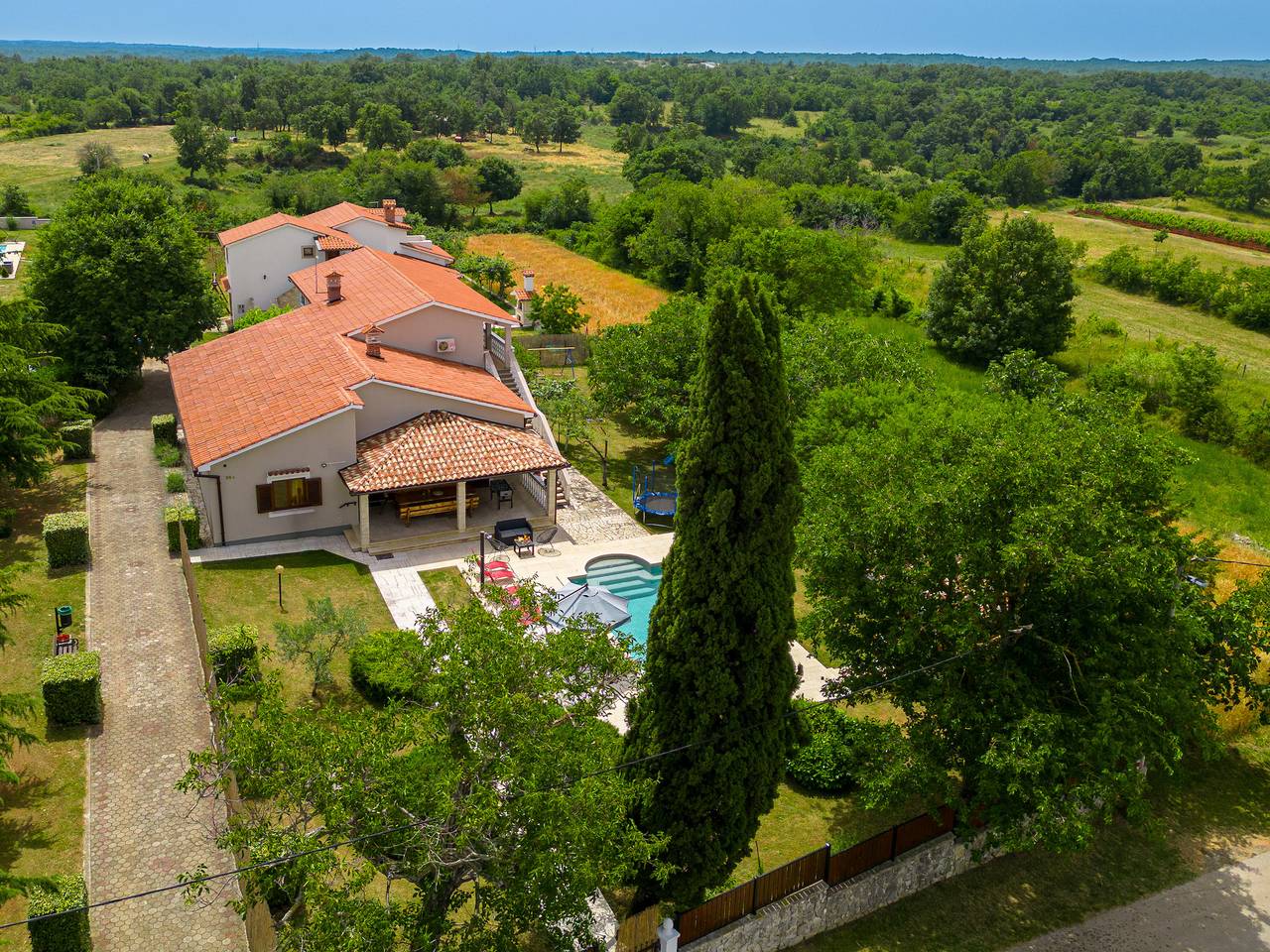Villa Rojnići 1 in Barban, Südküste Istrien