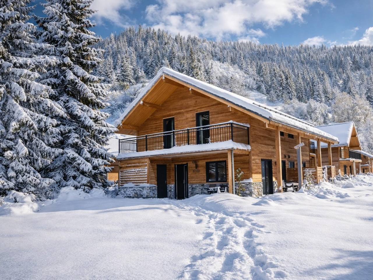 Chalet mit Sauna an einem See nahe Skigebiete in Afritz am See, Villach-Land