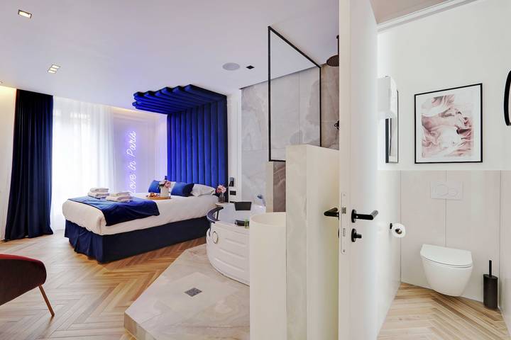 Ganze Wohnung, Ferienwohnung für 2 Personen mit Whirlpool in 1er Arrondissement, Paris