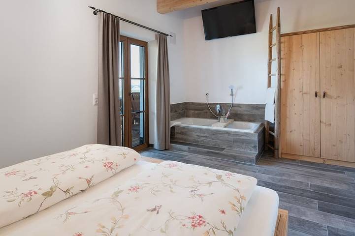 Ferienwohnung für 4 Personen, mit Sauna und Garten sowie Balkon in Petting - 4