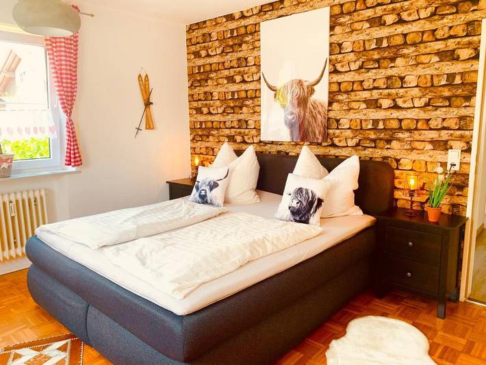Ferienwohnung für 6 Personen, mit Garten und Ausblick in Leutkirch im Allgäu