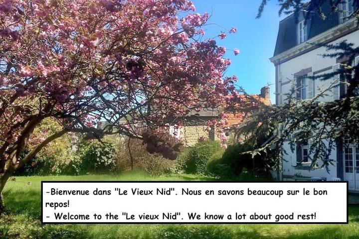 Chambre d’hôte pour 2 personnes, avec jardin et vue à Carolles
