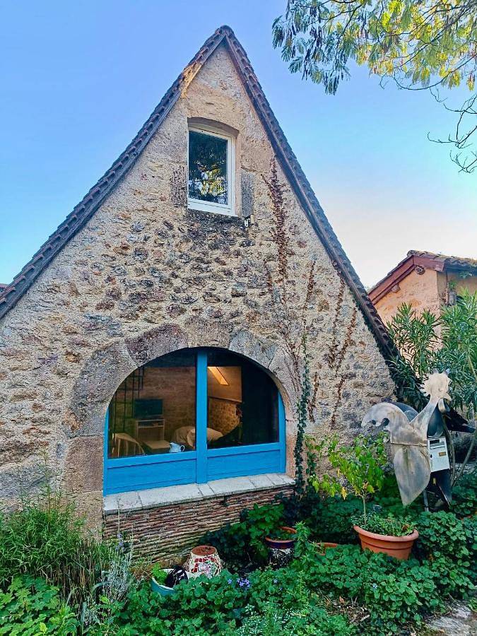 Location de vacances pour 4 personnes, avec terrasse et vue dans Corn