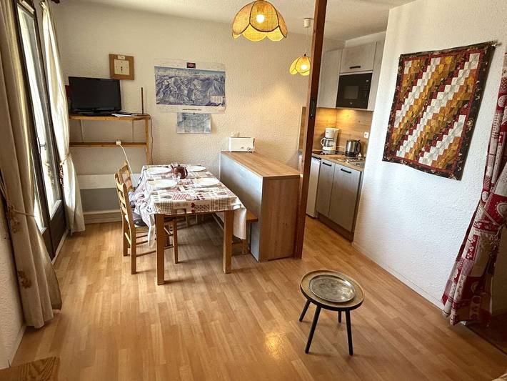 Appartement de vacances pour 4 personnes, avec balcon à Les Saisies