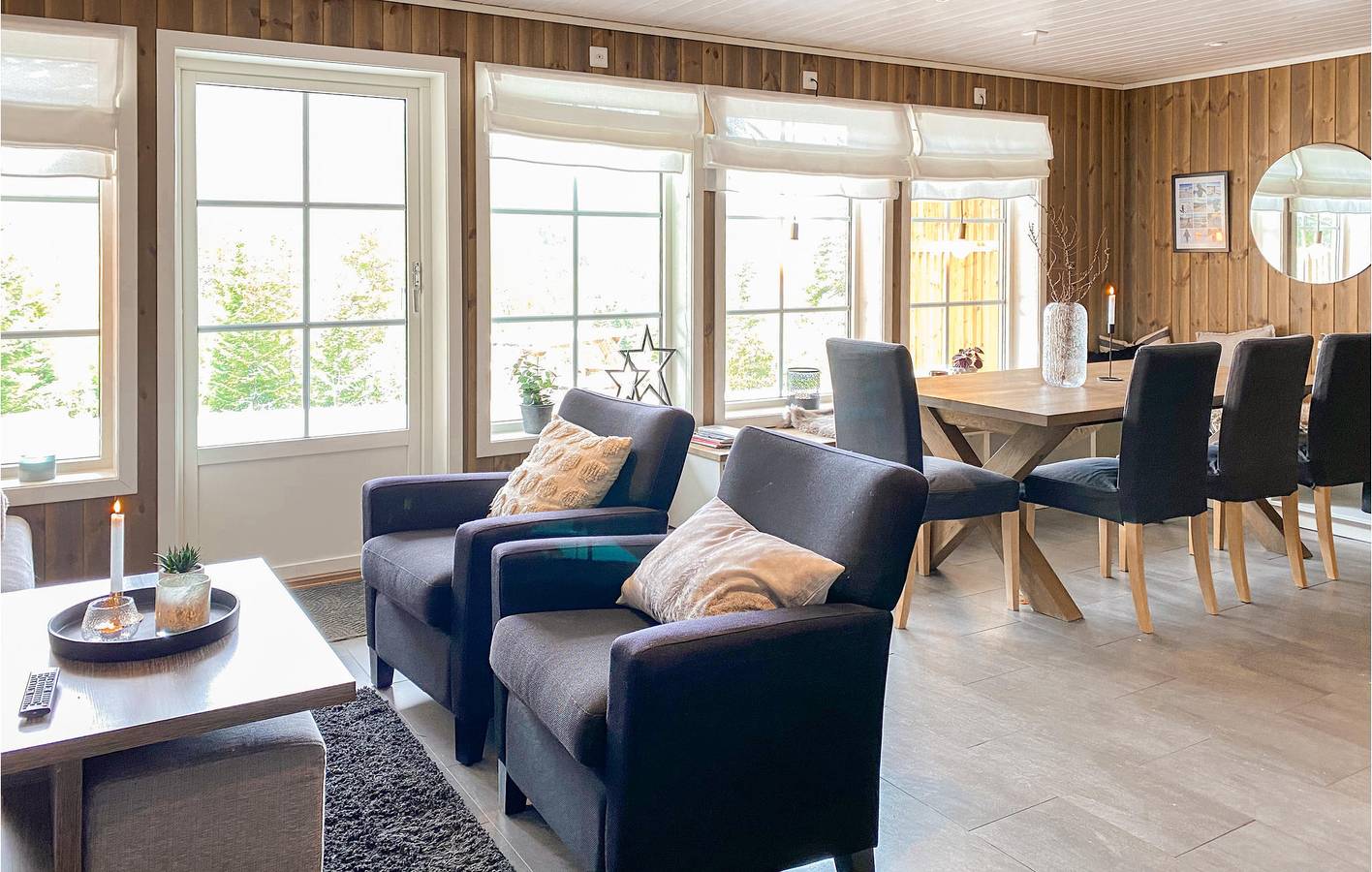 Ferienhaus für 6 Personen mit Ausblick in Eid