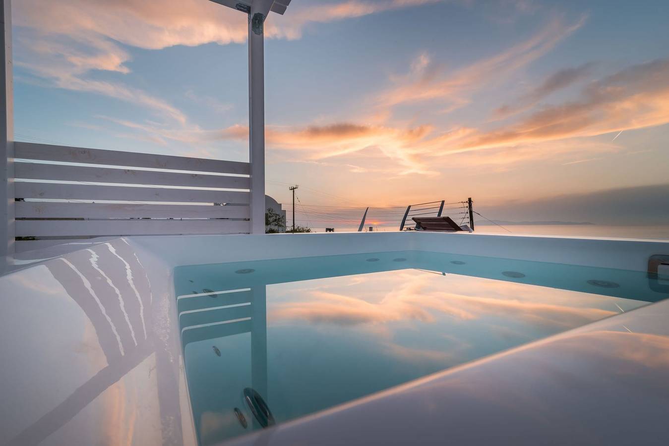 Villa für 8 Personen mit Balkon in Finikia, Santorin