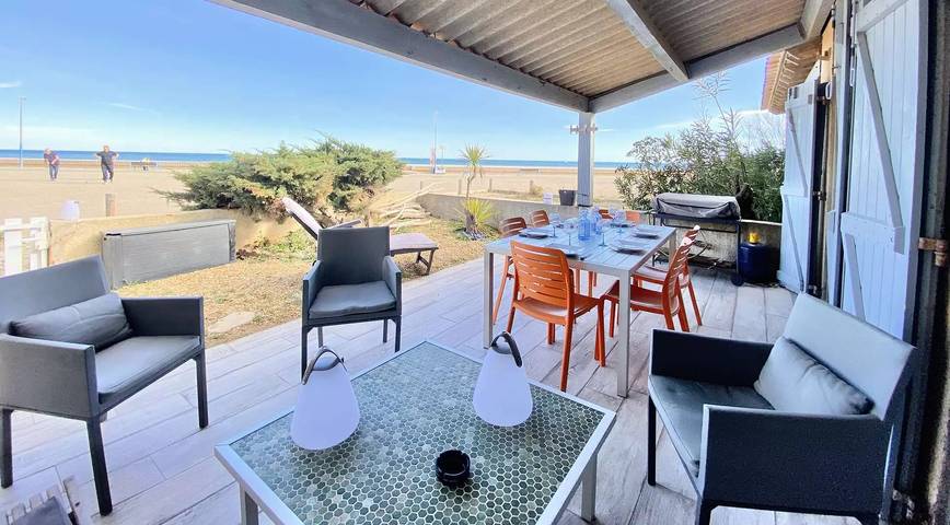 Maison de vacances en front de mer in Saint Pierre la Mer, Fleury