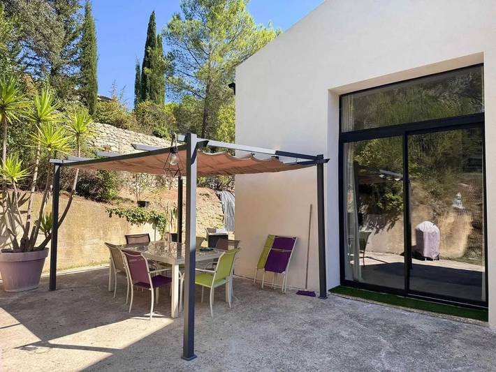 Maison de vacances pour 6 personnes, avec balcon à Aubais