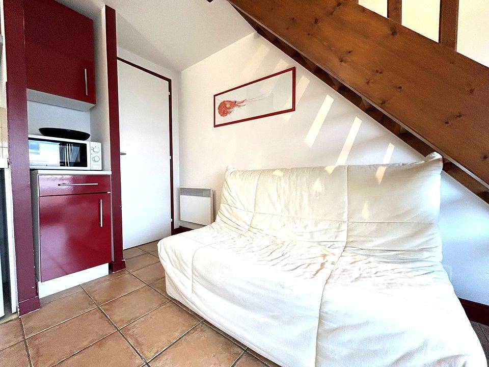 Appartement entier, Appartement 2 pièces 4 personnes - superbe vue mer, la plage du Fort-Bloqué à 50 m in Le Fort-Bloqué, Ploemeur