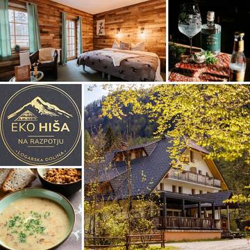 Hôtel pour 2 personnes, avec jardin ainsi que sauna et jacuzzi à Solčava