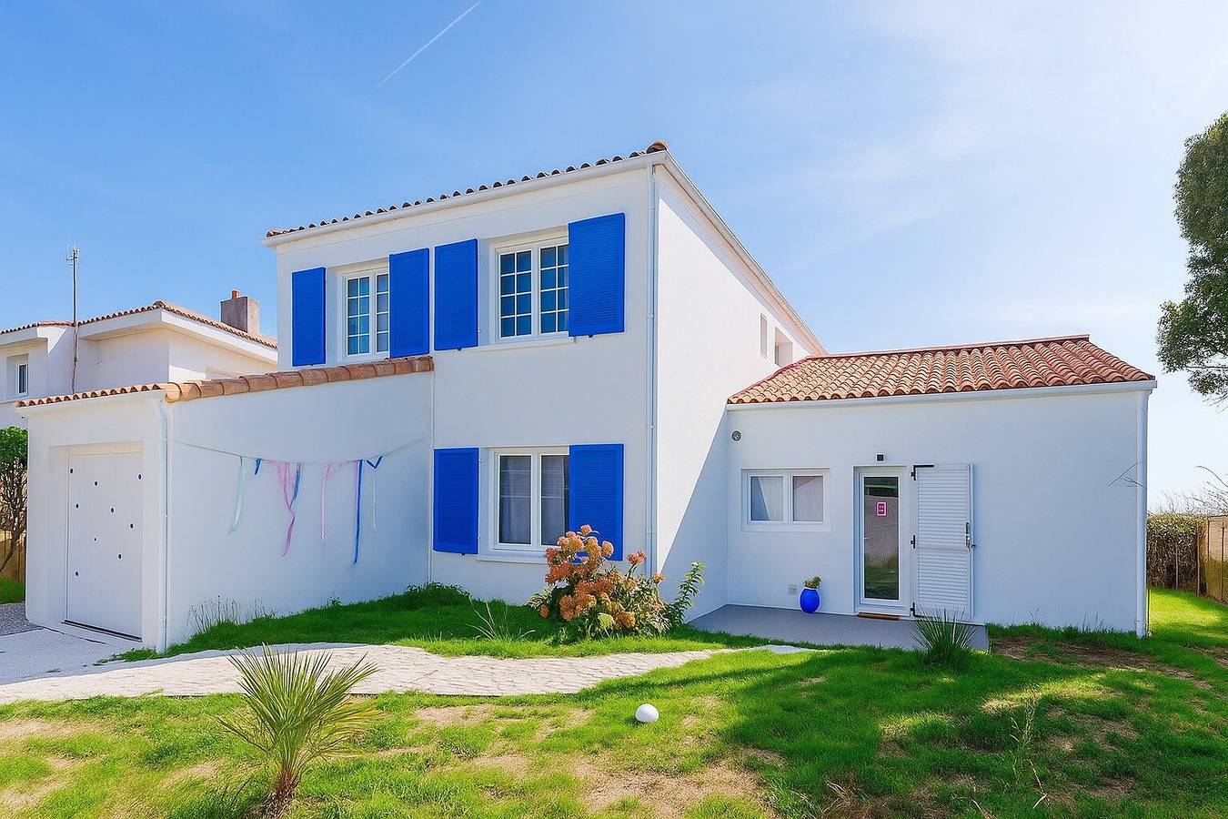 Maison de vacances « Les Sables Pailletés 14p » avec vue mer, terrasse partagée et Wi-Fi in Château-d'Olonne, Les Sables-d'Olonne