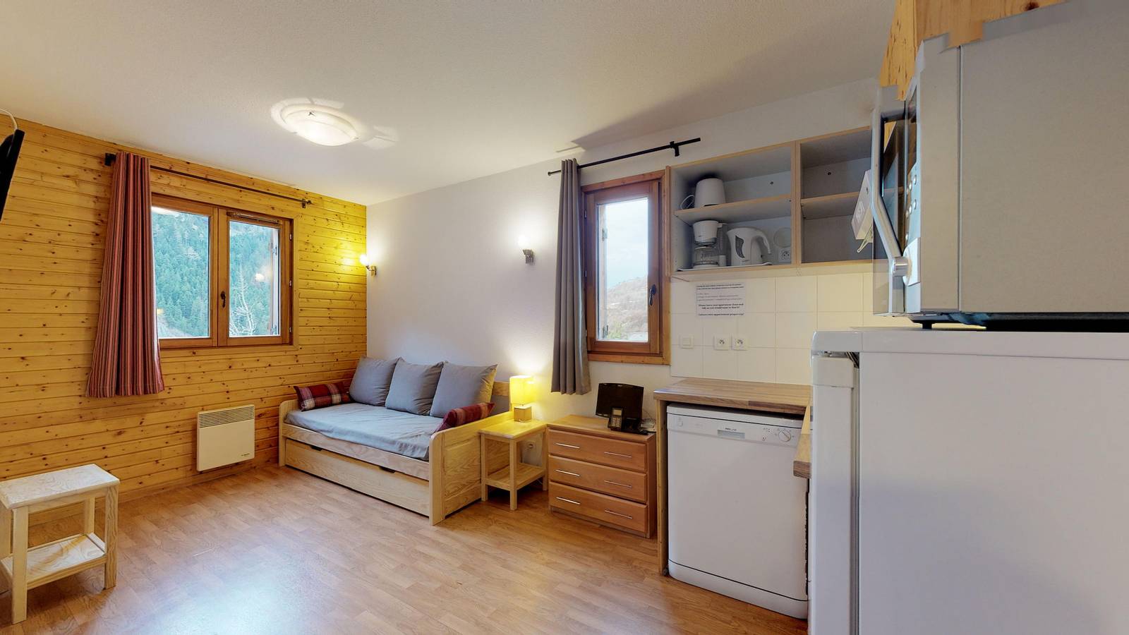 Ganzes Studio, Hameau 8 101 - Spa & Piscine studio 4 pers. in Orelle, Region Saint-Jean-de-Maurienne