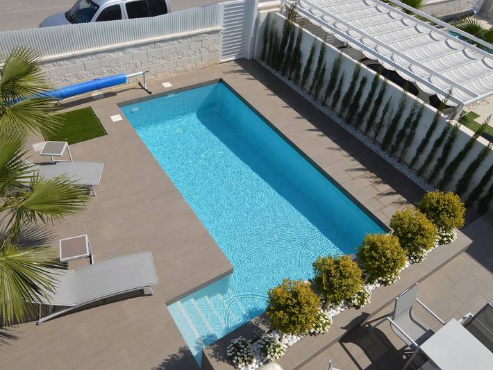 Villa mit Garten und Dachterrasse in Rojales, Costa Blanca
