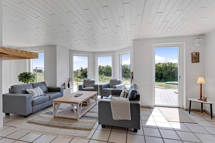 Ferienhaus mit Meerblick für 10 Personen, mit Sauna und Terrasse sowie Whirlpool, mit Haustier in Blavand - 3