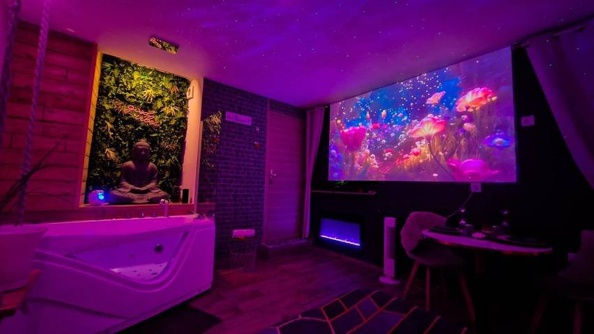 Gîte pour 2 personnes, avec terrasse et jacuzzi à Brie-Comte-Robert