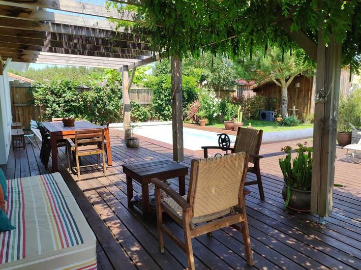 Location de vacances pour 8 personnes, avec piscine et terrasse à Magescq - 2