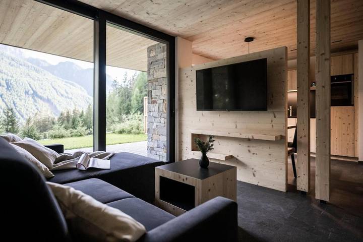 Lodge für 6 Personen, mit Garten und Ausblick sowie Sauna in Südtirol - 3