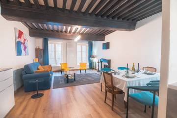 Gîte pour 6 personnes, avec terrasse à Tournus