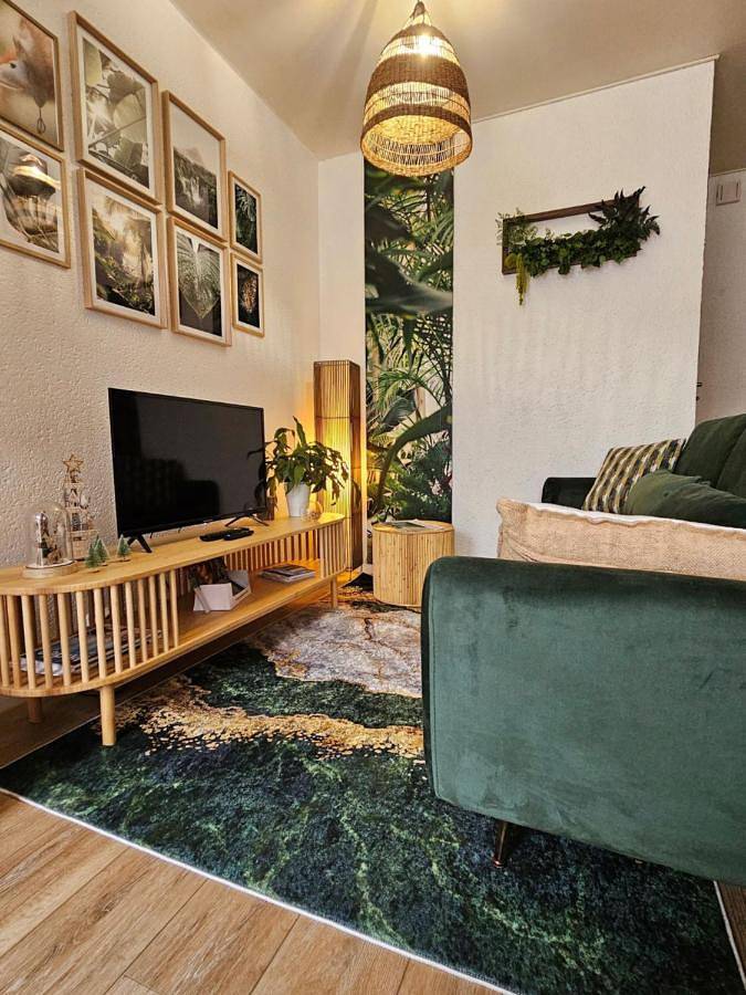 Apartamento de vacaciones para 3 personas, con piscina y jardín - 1