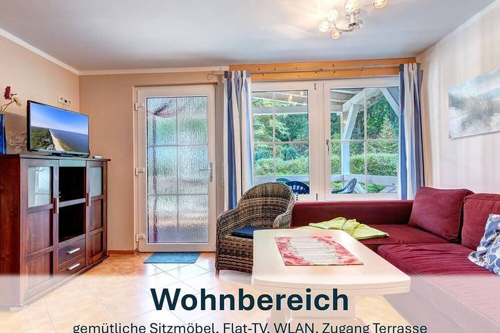 Bungalow für 4 Personen, mit Garten und Terrasse in Korswandt