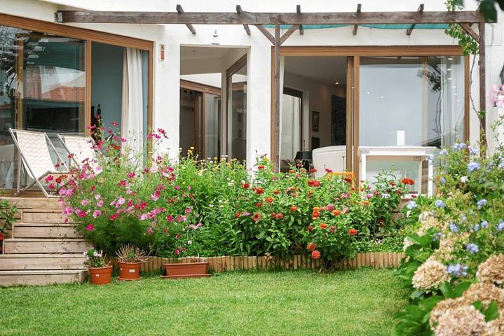 Apartamento para 9 personas, con Balcón y Terraza además de Jardín y Piscina en Alcabideche
