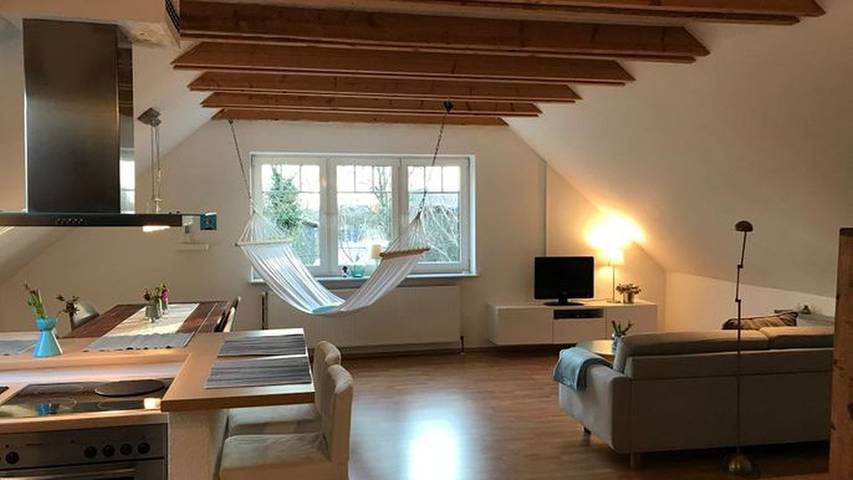 Ferienwohnung für 3 Personen, mit Garten in Husby