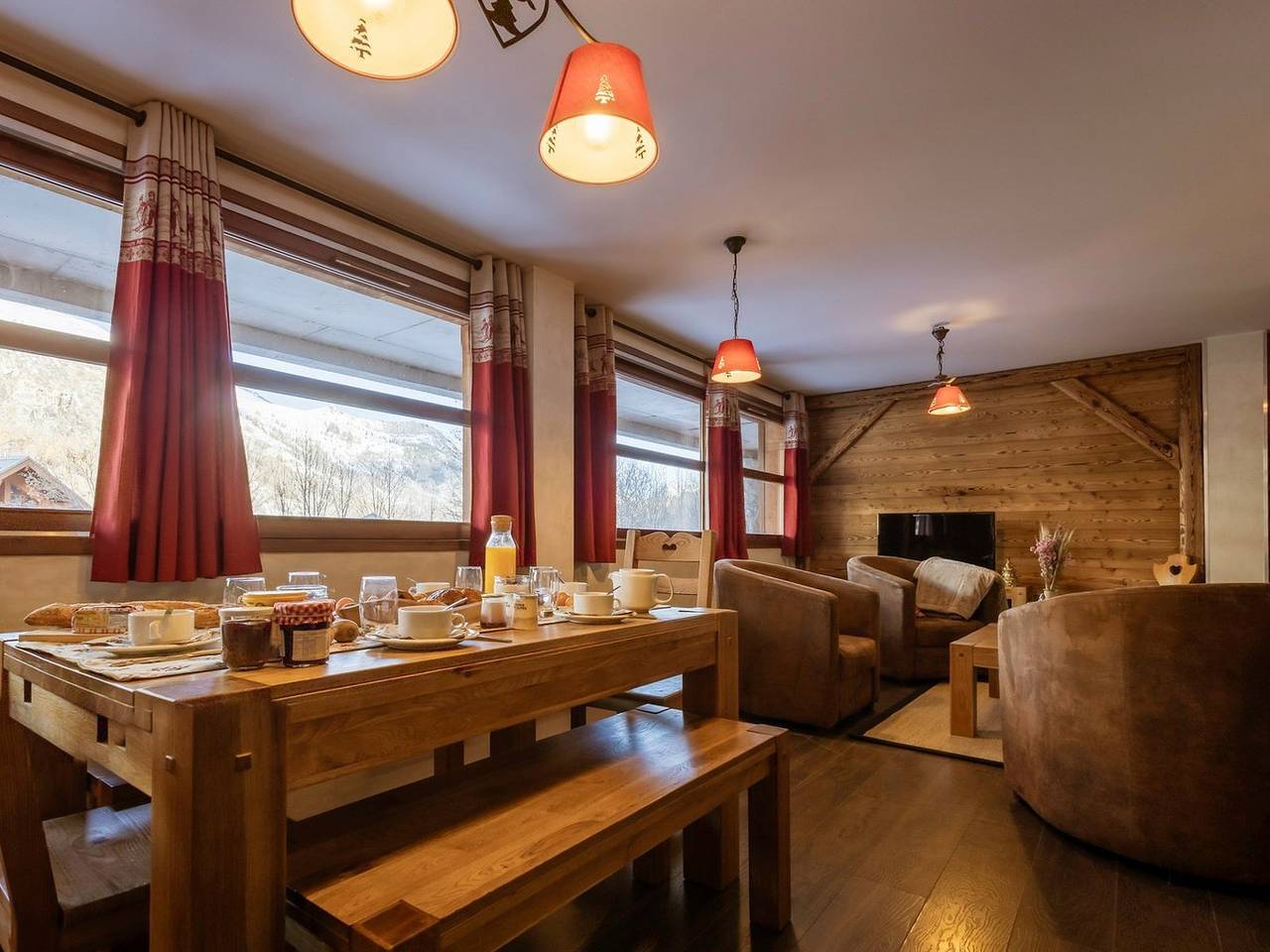 Ganze Wohnung, 3 rooms 6 people exposed West in Valloire, Region Saint-Jean-de-Maurienne