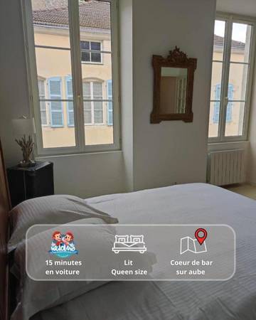 Gîte pour 4 personnes, avec vue à Bar-sur-Aube