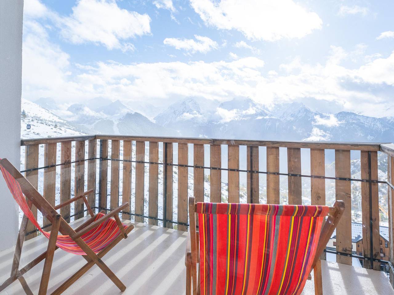 Apartamento entero, Apartamento familiar renovado con WIFI y balcón en Vieil Alpe in Huez, Parque Nacional de los Ecrins