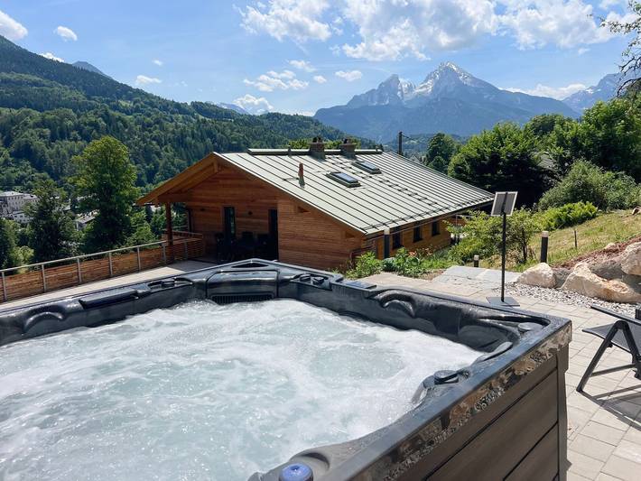 Chalet für 6 Personen, mit Pool und Ausblick sowie Garten und Sauna in Berchtesgaden - 2