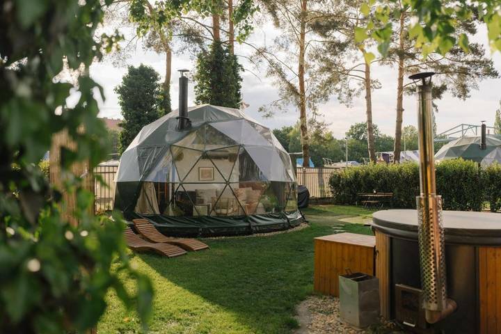 Camping für 4 Personen, mit Whirlpool und Garten in Tschechien - 3