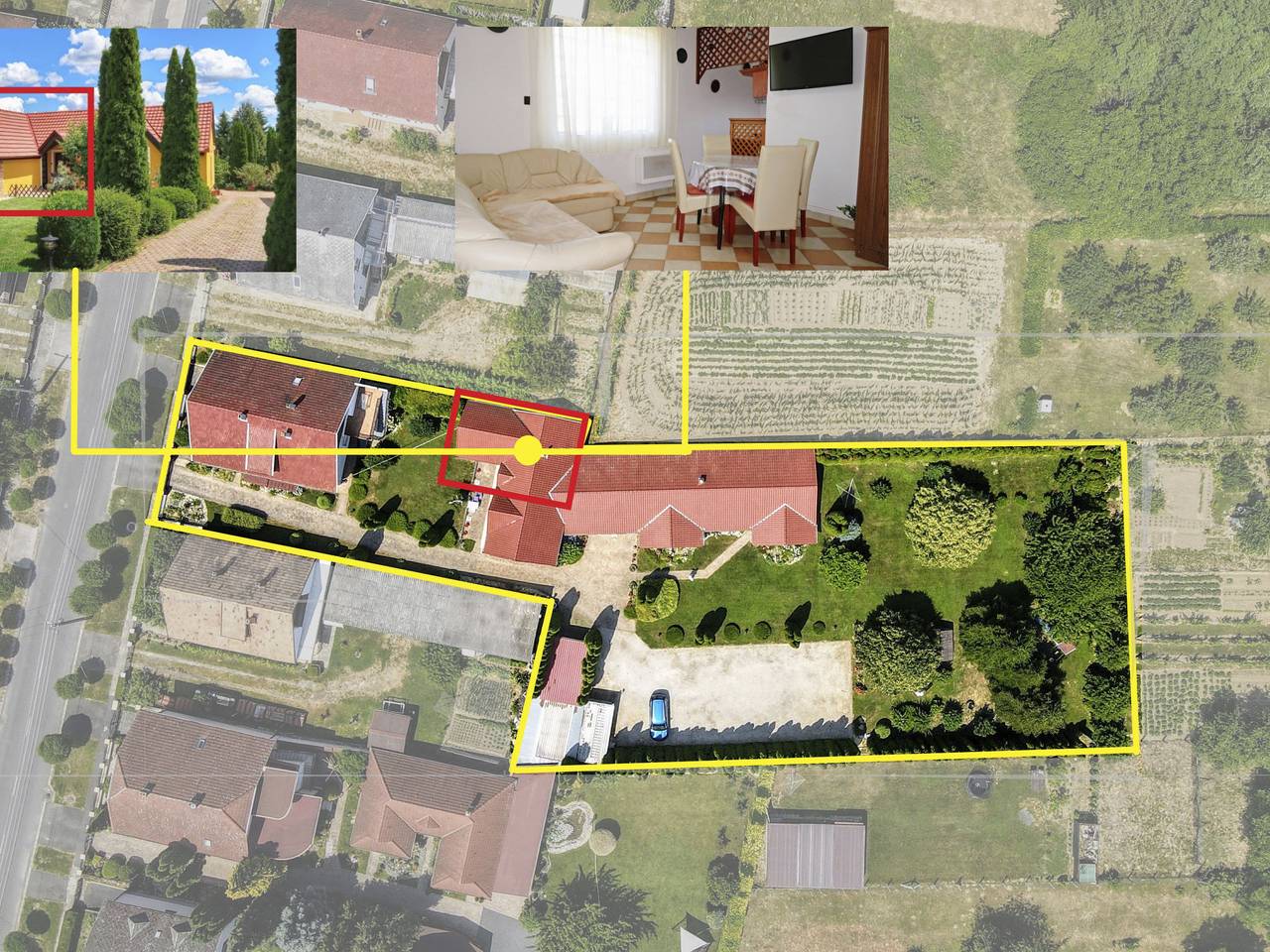 Cały apartament, Stimmungsvolle Ferienwohnung mit großem Garten in Zalakaros, Zalakarosi region