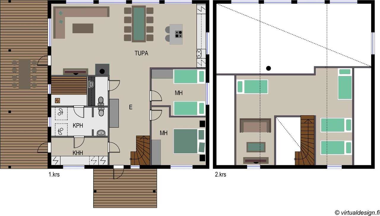 Three-Bedroom Villa with Sauna in Pälkäne
