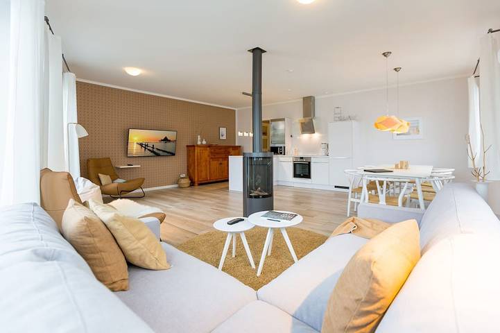 Ferienwohnung für 8 Personen, mit Terrasse und Sauna