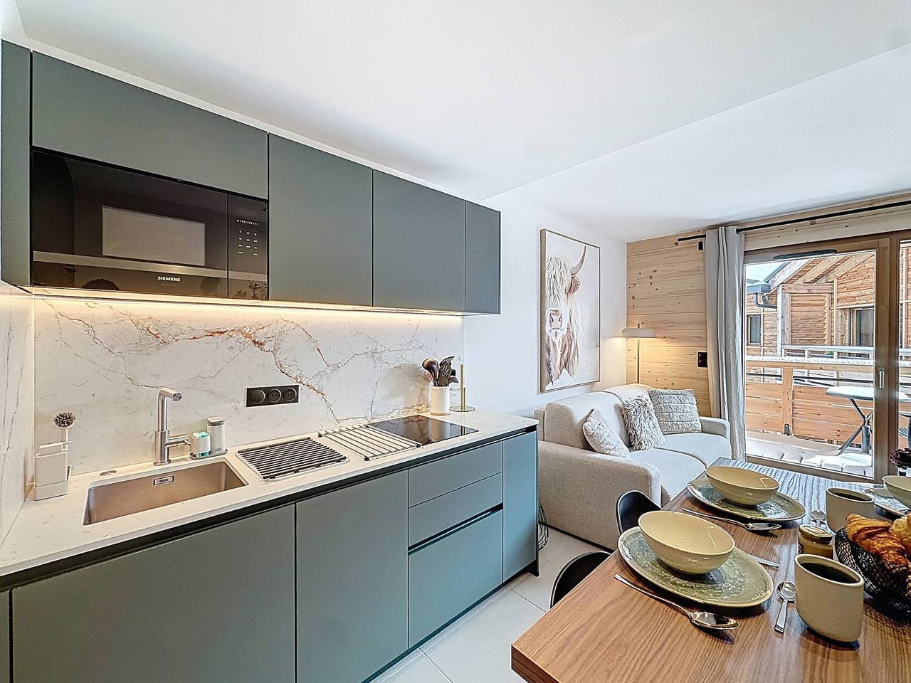 Apartamento entero, Apartamento 4 pers. Les Gets cerca de pistas con parking in Les Gets, Region Bonneville