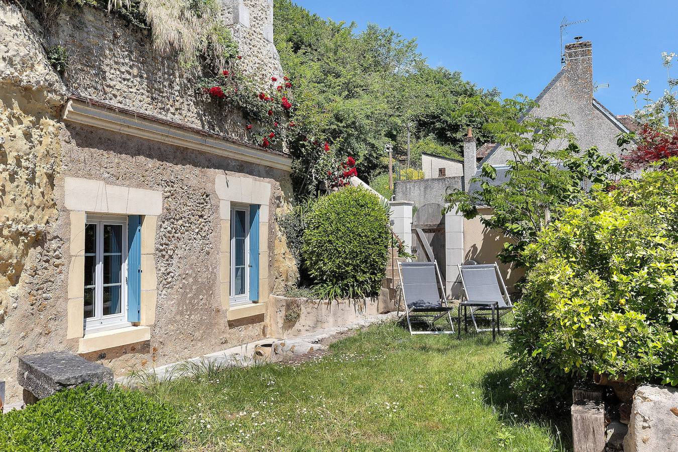 Les Iris – Außergewöhnliches Höhlenhaus in Trôo in Troo, Vendôme und Umgebung