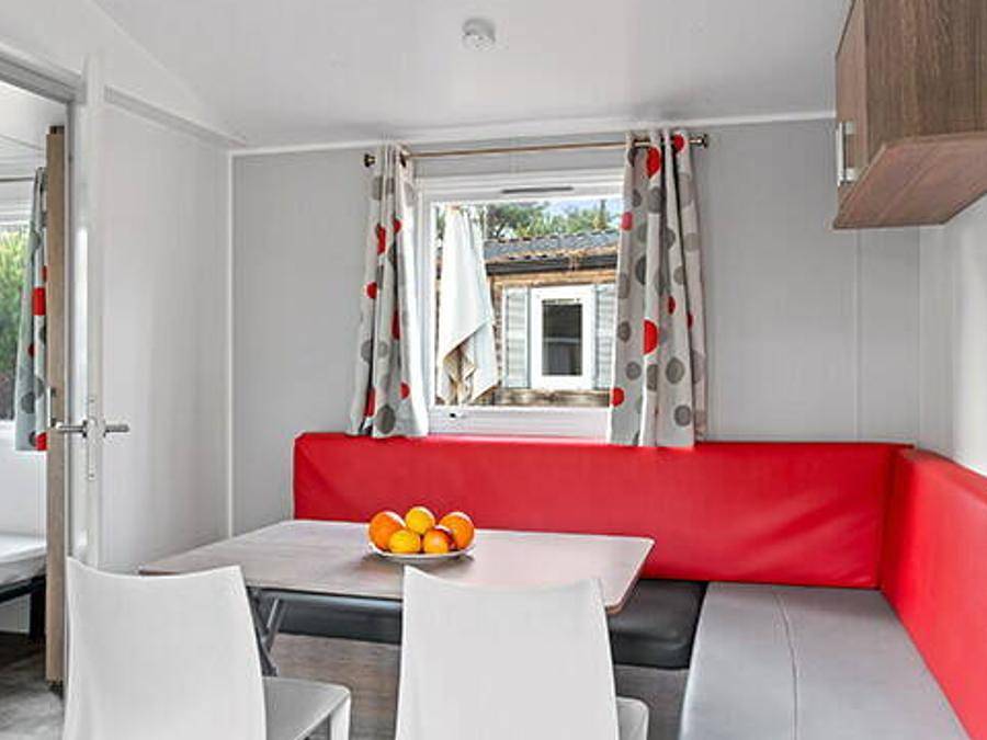 Camping Domaine de la Marina - Bungalow 6 personen - Mobilheim | Comfort | 2 Zi. | 4/6 Pers. | Einfache Terrasse in Messanges, Dax und Umgebung