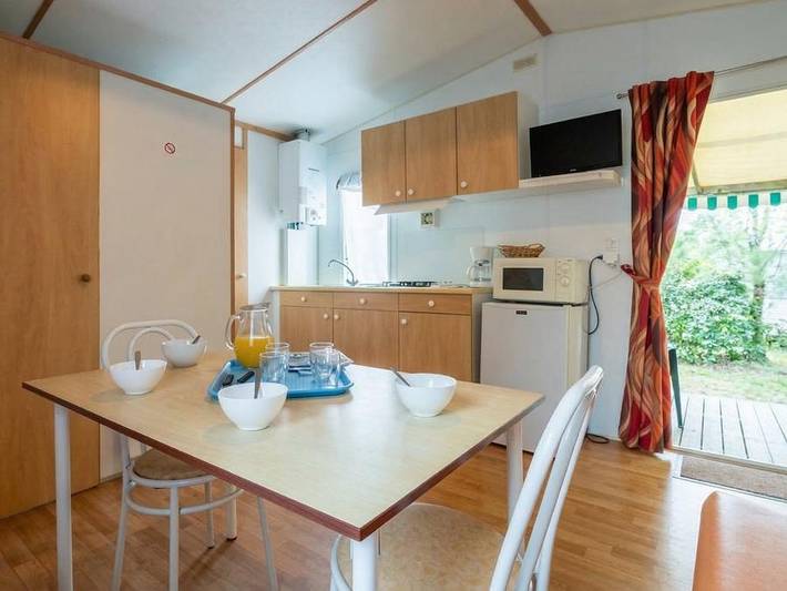 Camping Le Grand Pré - Mobilhome 4 personnes - Tv in La Terrière, La Tranche-sur-Mer
