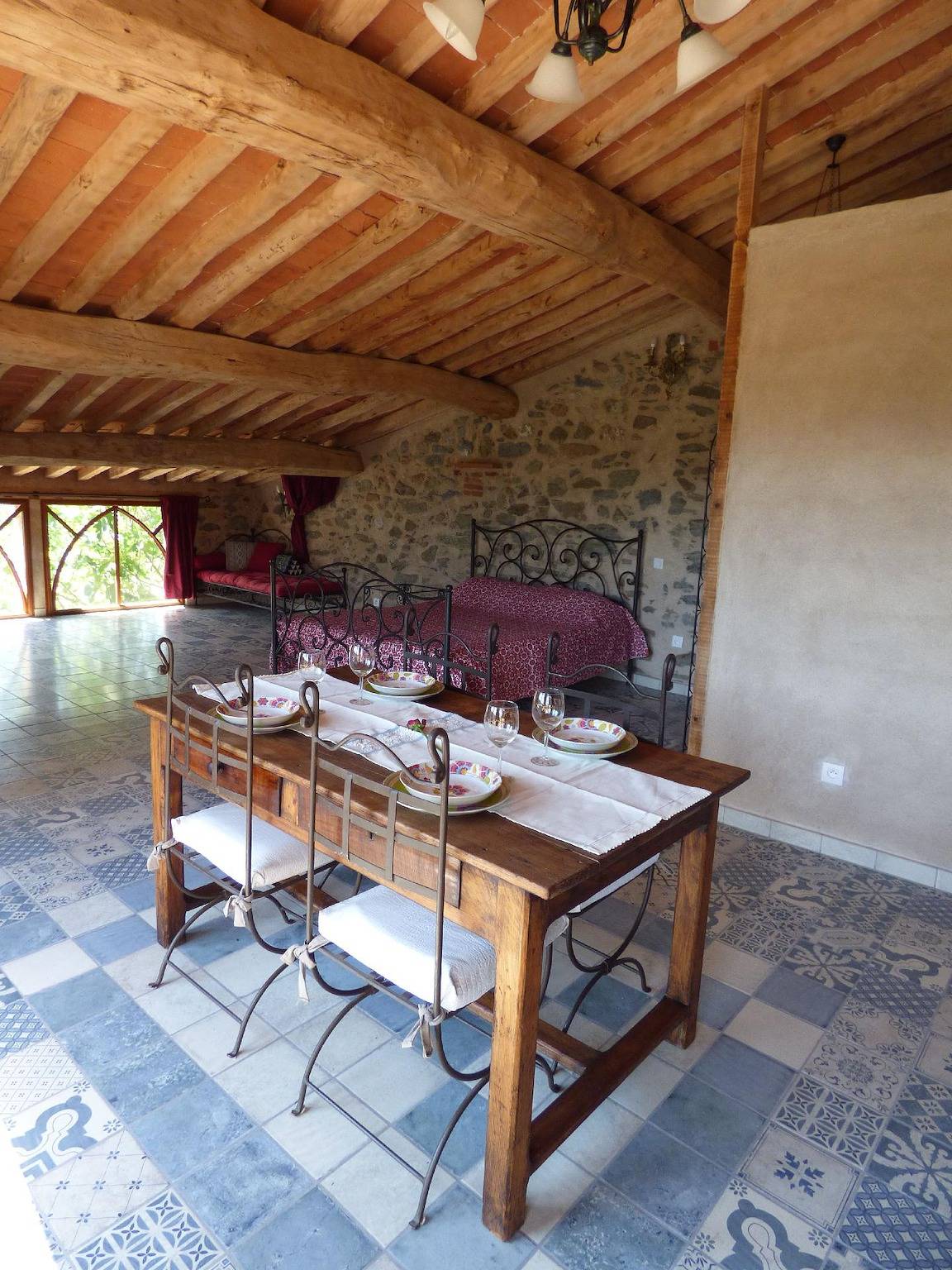 Gîte with private pool in a lush setting in Caixas, Perpignan region
