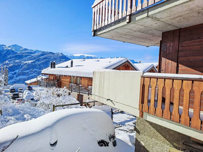 Ferienwohnung für 4 Personen, mit Ausblick und Balkon in Verbier