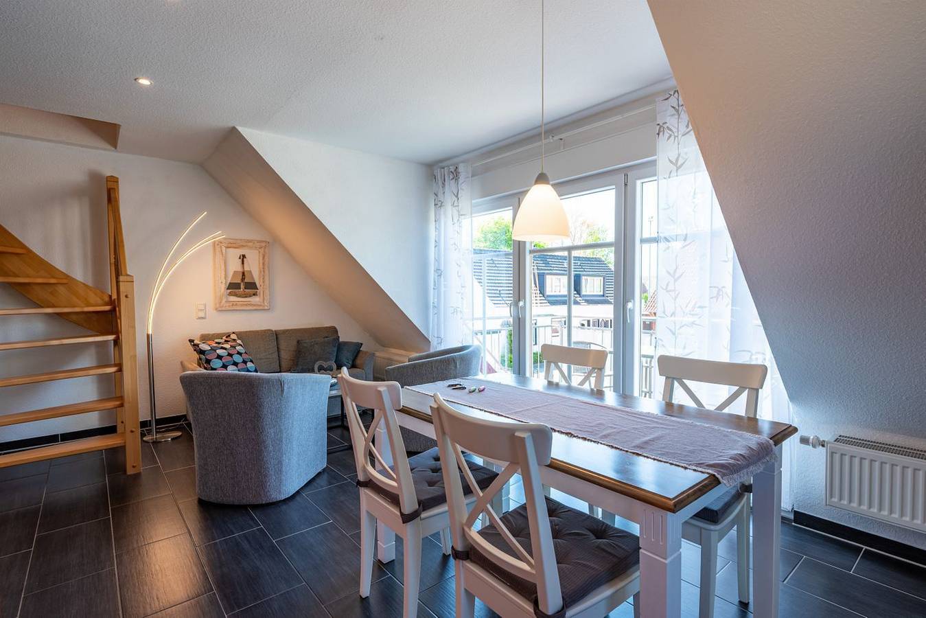 Geheel appartement, Vakantieappartement voor 2 personen met balkon in Strand Norddeich, Norddeich