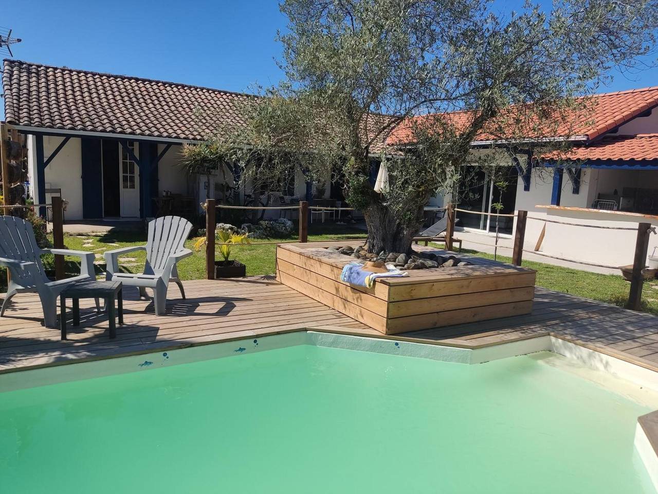 Les cigales du bassin en Gujan-Mestras: « L’Ostréa » con piscina compartida y wifi in Gujan-Mestras, Region de Arcachon