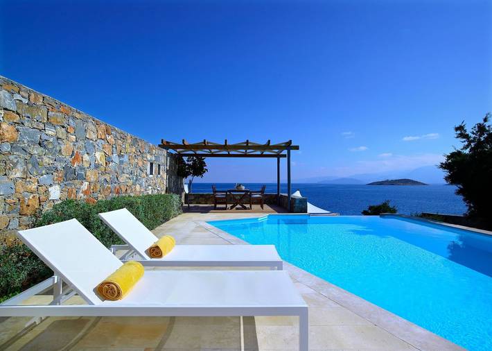 Chalet para 5 personas, con piscina además de vistas al mar y terraza - 1